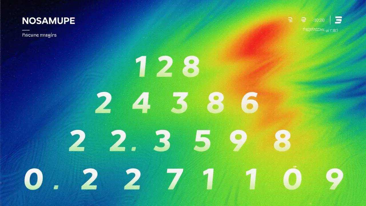 分布热力图示意